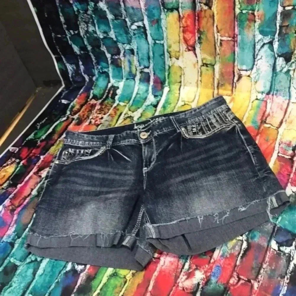 Artya Jeans‎ shorts plus size 16 distressed style